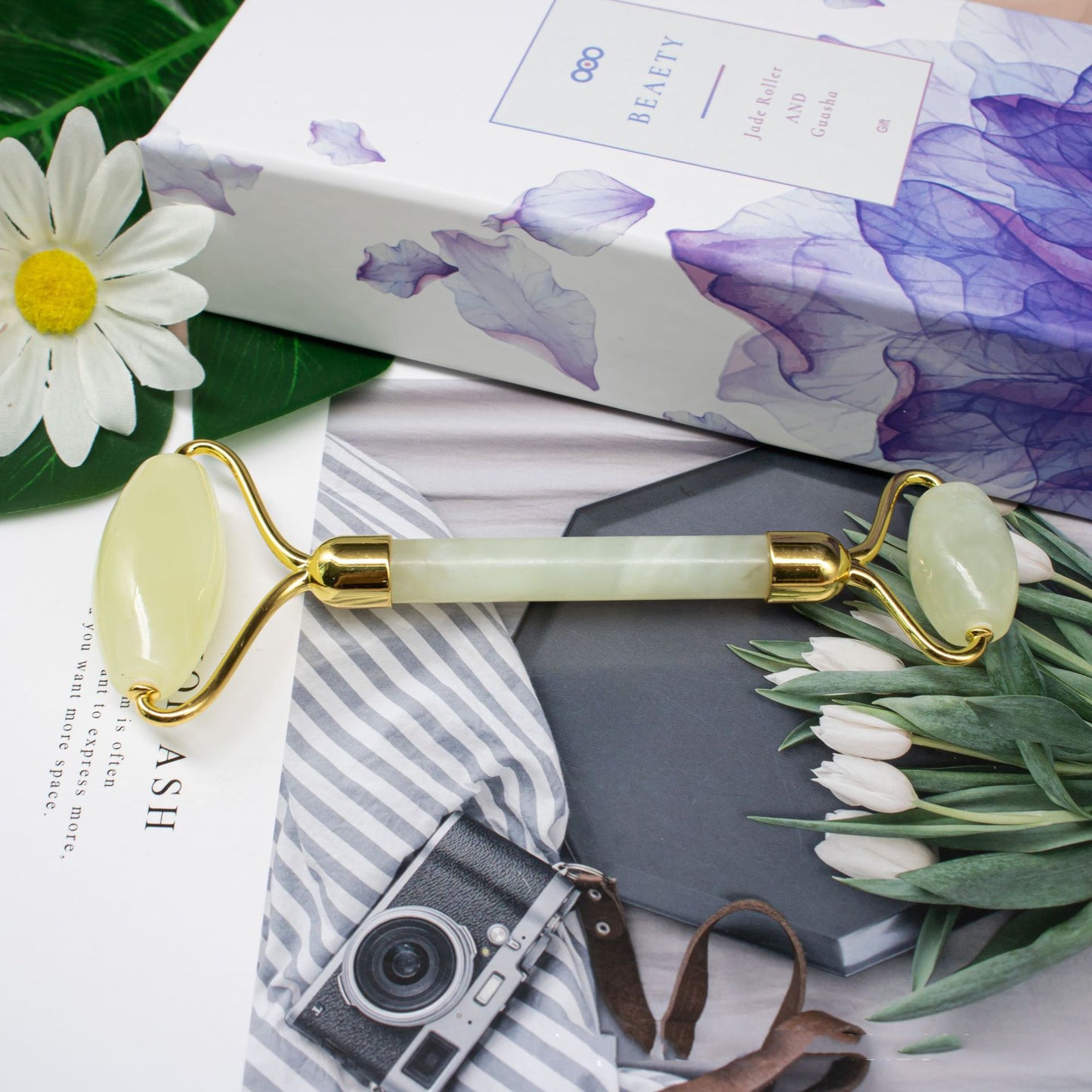 Double-head Jade Roller Roller Massager