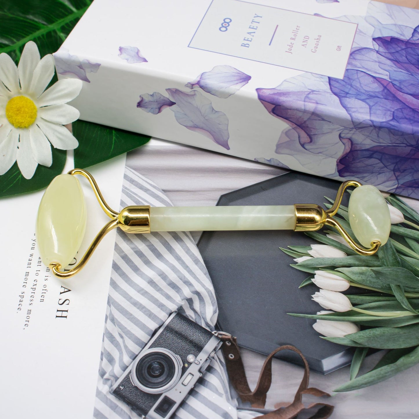 Double-head Jade Roller Roller Massager