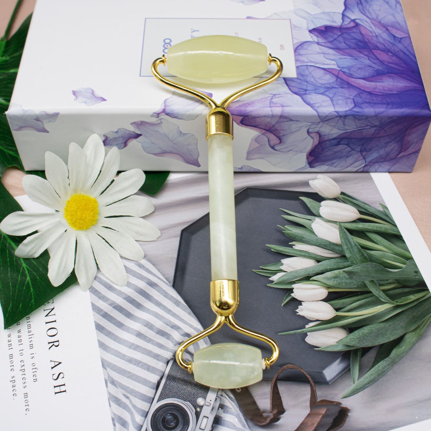 Double-head Jade Roller Roller Massager