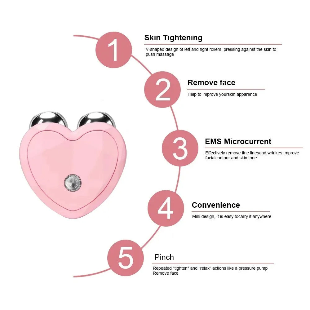 EMS Anti Wrinkle Microcurrent Roller Device